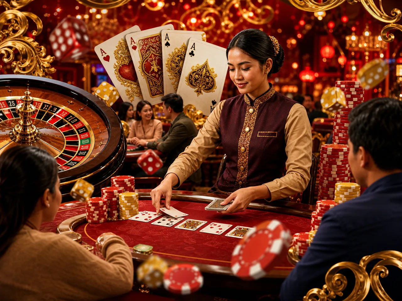 The Full Line-Up of Online Casino Games, All in One Place. You've decided to play – now see exactly what's… – live table crimson illustration